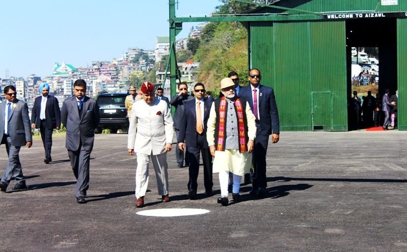 India Prime Minister Modi leh Mizoram Cm Lalthanhawla